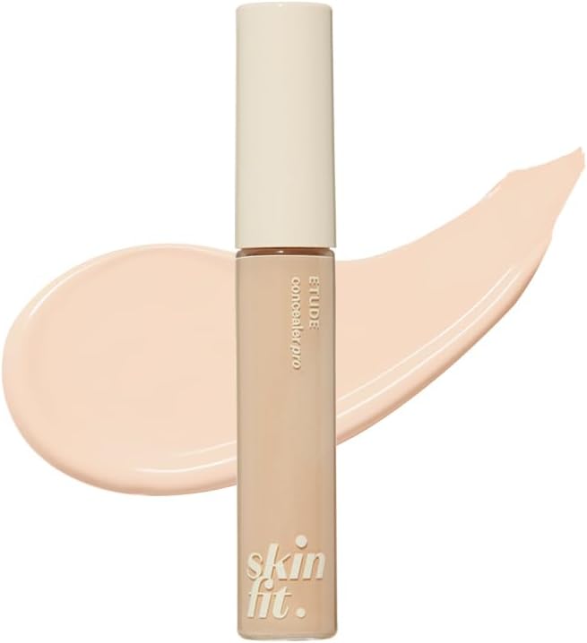 ETUDE Big Cover Skin Fit Concealer Pro, Light Vanilla, Long-Lasting