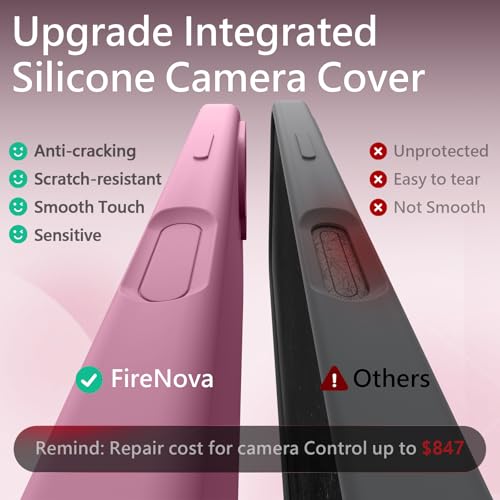 Image of FireNova Magnetic for iPhone 17 Case, Compatible with MagSafe, [Integrated Silicone Camera Control Button] [Camera Protection] Anti-Scratch Microfiber Lining Phone Case, 6.3 inch, Lilac Purple