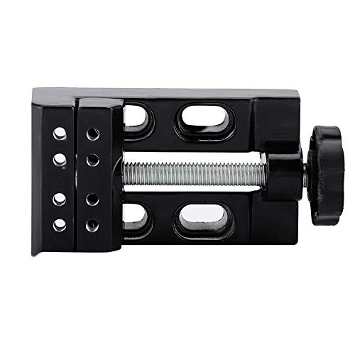 Torno de furadeira, torno de máquina faça você mesmo, braçadeira de entalhe plana de liga de alumíni