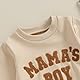 Himllauen Baby Jungen Zweiteiler Outfit Langarm Sweatshirt + Hose 2tlg Set Baby Kleidung Kinder Outfit für Baby-Jungen (A Khaki, 12-18 Months)