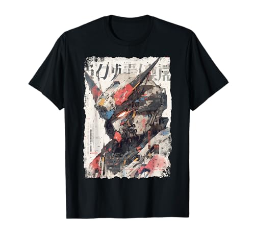 Hip Hop Y2K Vintage Hipster Edgy Urban Streetwear Robot T-Shirt