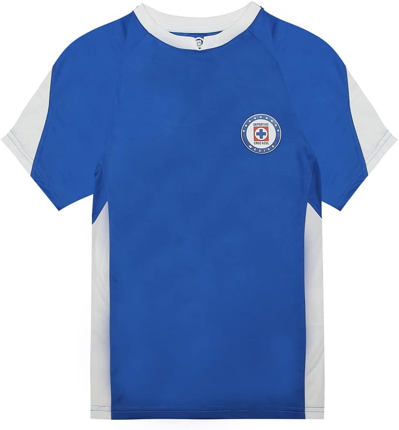 Icon Sports Youth Cruz Azul Soccer Poly Shirt Jersey -02