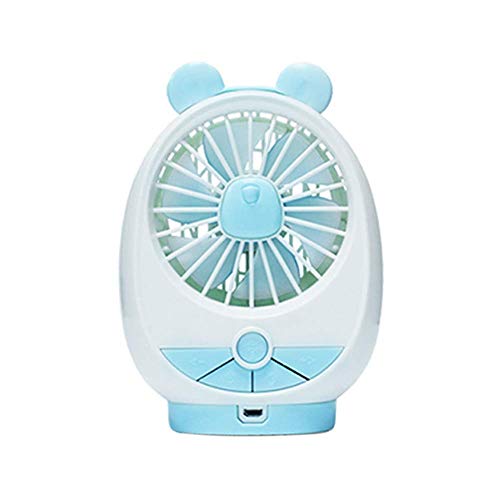 Kleiner Persönlicher USB-lüfter - Tragbarer Mini-Tisch-tischlüfter 3-in-1-bluetooth-lautsprecher Lampe Licht Lüfter Kühler Flüstern Leise