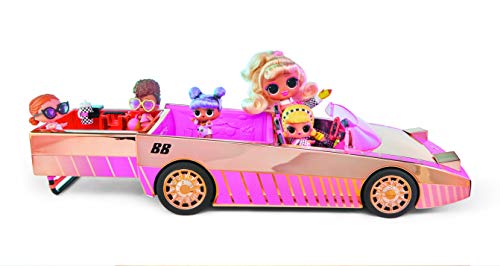L.O.L. Surprise! LOL Surprise Coche-Piscina con Muñeca Exclusiva, Incluye Coche Multicolor, Piscina Sorpresa, Pista de Baile con Luces Mágicas y Accesorios, Para Niños y Niñas a partir de 4 años