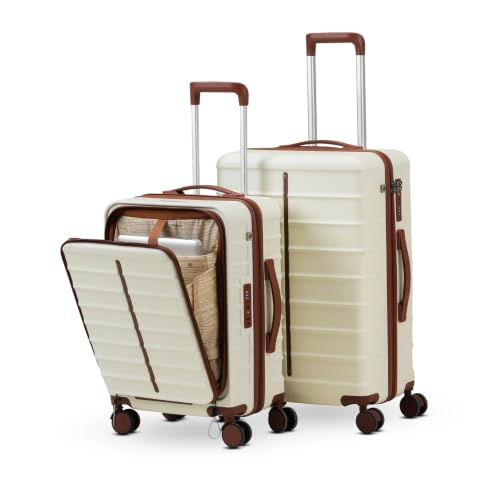 Image of Assembly Odyssey Pro Trolley Bag Set of 2 20, 24 Inch (55 & 65 cm) Hard Shell Polycarbonate Luggage Set Lightweight with Laptop Compartment with TSA Lock 8