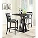 Coaster Home Furnishings Alberton Coaster Bar Stool Black and Cappuccino