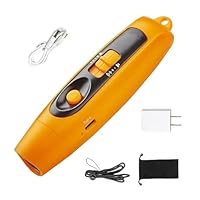 Sifflet électronique – Gadget Multi-usage, Portable, Réglable, 3 Puissances Différentes | Sifflet électrique Haut Volume Rechargeable Par USB Avec Cordon Et Lumière Pour Camping En Plein Air