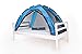 DERYAN Tente de lit - Moustiquaire pour lit - Bleu - Protège votre enfant endormi des moustiques et des insectes - Légère - Moustiquaire de voyage portable - Avec sac de transport