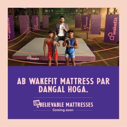 Image of Wakefit XpertGrid Infiniti Mattress | Adaptive Cooling | 12 Years Warranty | Queen Size Mattress | 10-Inch Bed Mattress | 75x60x10 inches, Medium Firm, Black