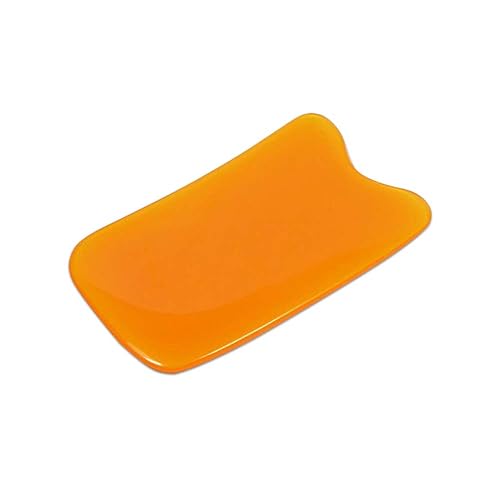 2 unidades de resina amarilla Gua Sha Masaje Facial Herramienta Gua Sha Anti Envejecimiento Piel Facial SPA para rejuvenecer la piel antiarrugas