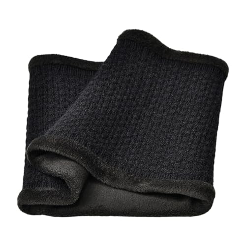 GKOXUQ Knit Shawl Casual Scarf Neckerchief Warm Scarf Fashion Detachable Windproof Knitted Turtleneck Collar Scarf