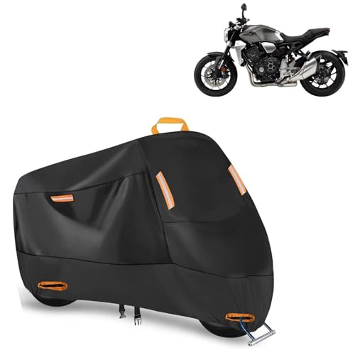 バイクカバー に適用 ホンダ CB1000R 防水 防塵 UVカット 盗難防止ロック穴付き 大型バイクカバー 耐久性 オートバイカバー アウトドア保管対応 厚手 雨風雪保護 山岳バイク ロードバイク 対応