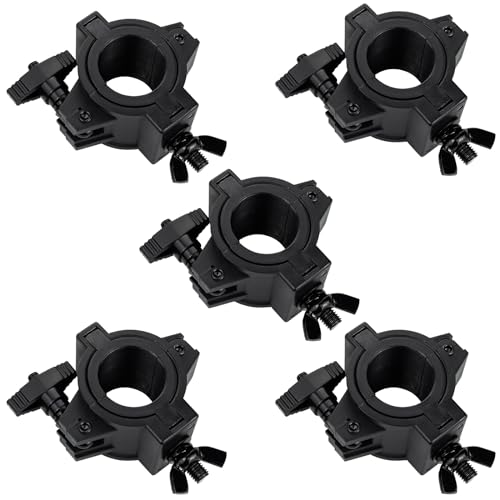 Stage Light Clamp 5 Pack, CZGOR 33lb Plastic DJ Truss Clamps for Stage