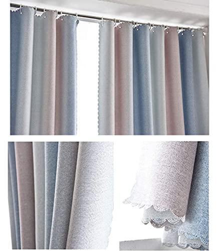 Cortina pequeña aislante para ventanas cortas de dormitorio 5