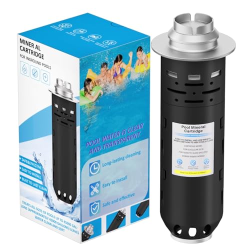 DWALE Replacement for Nature2 Duoclear 25 35 Mineral Cartridge W28001 W28002 with Zodiac DuoClear Fusion Fusion Soft Vision Pro System Aboveground Ingroud Pool Vessels for up to 35 000 Gallons Pool