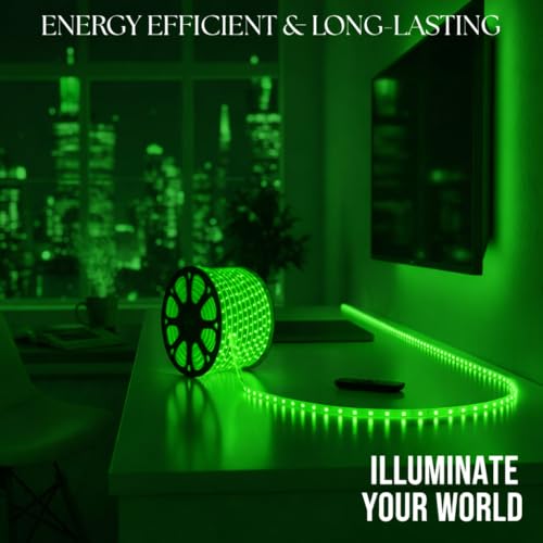 Image of 10 Meter Waterproof LED Strip Light Green | Flexible Waterproof LED Rope Light, Party Decoration Lights, Festival Lighting, Bedroom Decor, Indoor Outdoor Strip