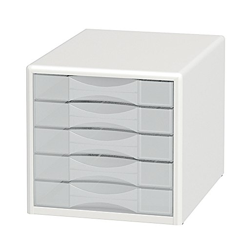 プラス レターケース A4縦5段 LC-105J 16-079 ホワイト