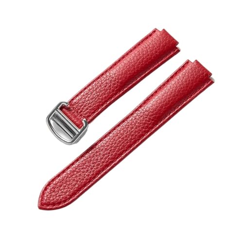 Bracelet montre en cuir pliable Run Ken, texture grain litchi souple