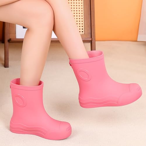 Bottes en caoutchouc doublées pour femme imperméables et légères