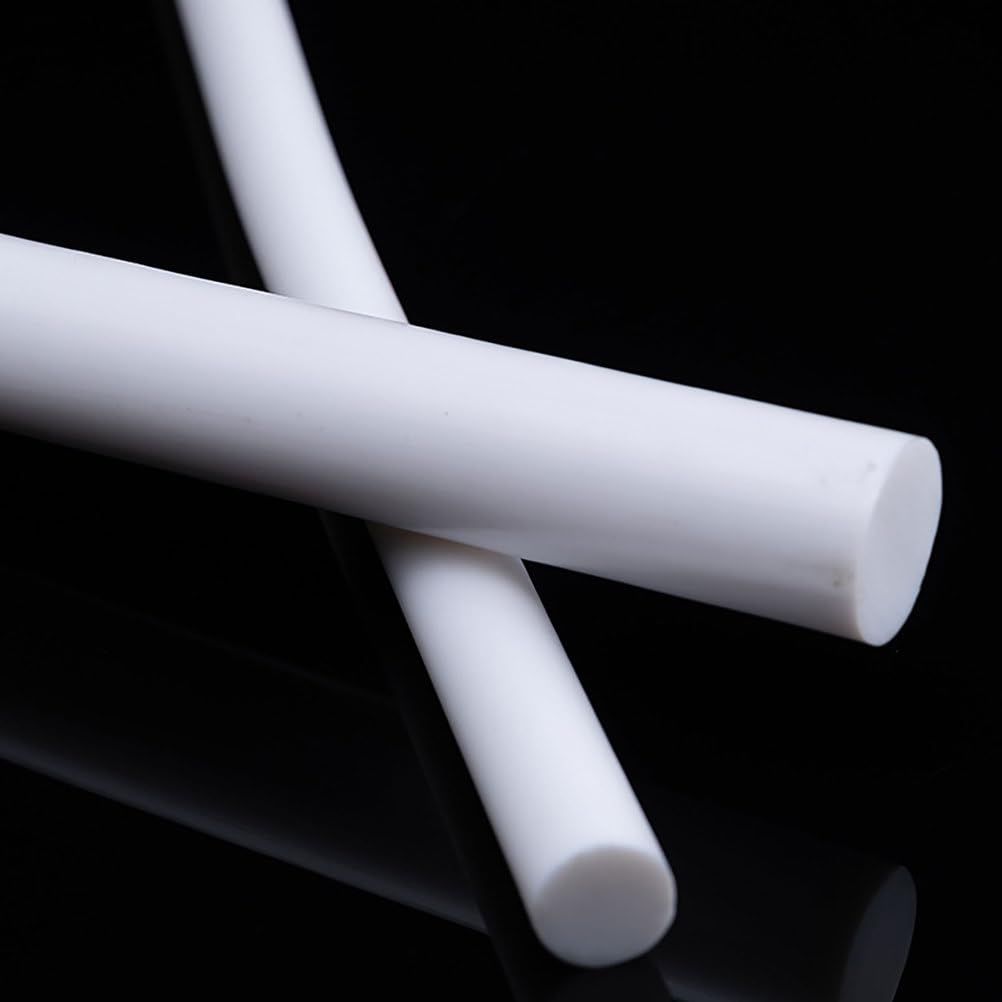 Barra in PTFE e Teflon, confezione da 2, 50 cm, diametro 16-28 mm, lavorabile, antiaderente, resistente agli agenti chimici, for progetti fai da te e industriali(18mm)