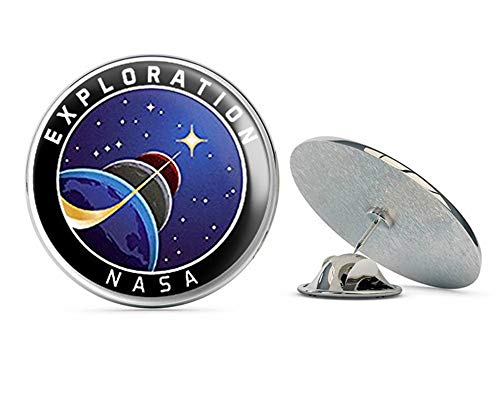 Round NASA Exploration Logo (Seal Space Fun) Metal 0.75