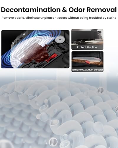 Image of 4Pack Washable Cloth Mop Pads for Roborock Saros 10 /G30 Robot Vacuum, Replacement Parts Washing Mopping Pad Replacement Mop Pads for Efficient Home Cleaning