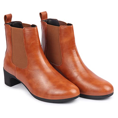 Image of FAUSTO Women Flared Heel Boots