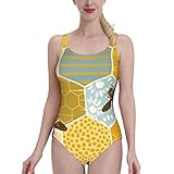【Ajuste cómodo】La tela elástica de este traje de baño proporciona un ajuste perfecto y un rango de movimiento sin restricciones.