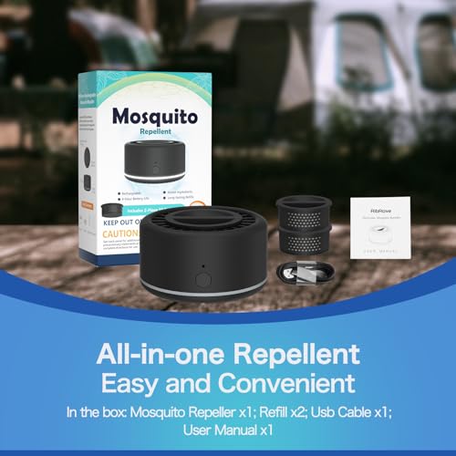 image for Virine Mosquito Repellent Outdoor Patio Rechargeable Mosquito Repeller
