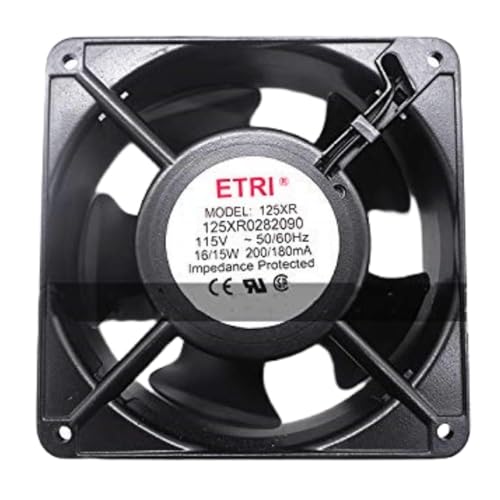 125XR0282090 115V 16/15W 120MM Fan - 200/180mA 12038 12CM Aluminum Frame Cooling Fan