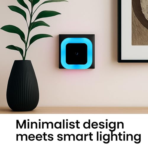 Image of Automatic Night Lamp Sensor Light for Bedroom Bed Side Home | Smart Automatic ON /Off Dim LED Lights | Energy Saving 0.5W Lamp | Long Life for Hallway, Stairs, Kitchen, Bathroom (2PC Blue)