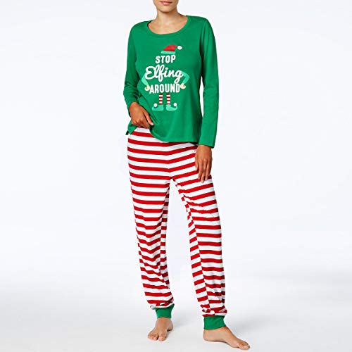 Leyeet Kerst Familie Bijpassende Pyjama Set Ouder- kind Nachtkleding Dagelijkse Wear Outfits voor Man Vrouw Baby - Afbeelding 4