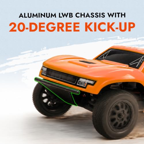 Image of HOBBYPLUS Speck SCT Brushless 1 /24 2WD RC Short Course Truck RTR, 8000KV Brushless Motor, Hobbywing ESC, Oil-Filled Shocks, High-Speed Off Road RC Truck (Brushless Orange)