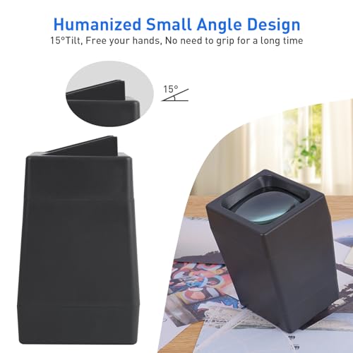 35mm slide film viewer 2x magnification slide viewer desk top led lighted illuminated viewing old slides 2 aaa batteries included