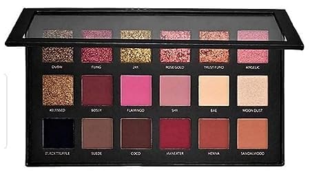 Rose Gold Remastered Beauty Eyeshadow Palette | 18 Color Matte & Shimmer Shades with Mirror | Highly Pigmented Blendable Eye Shadow Palette for Everyday, Party & Bridal Makeup | 18 Shades | 18g-image-0