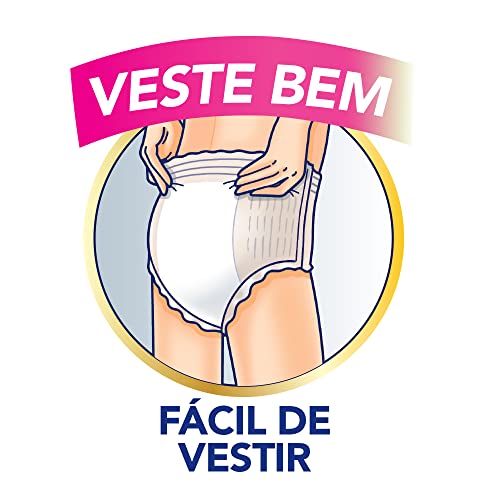 Fralda-Calça Geriátrica Lifree, Extra Absorção, Tamanho P/M, 8 unidades