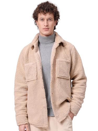 The Indian Garage Co Men Regular Fit Solid Cutaway Collar Casual ...