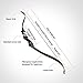 Gonex Takedown Recurve Bow, Hunting Archery Bow Long Bow for Beginner, 56