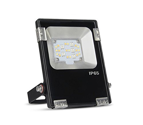 KingLed  Mi-Light Foco LED de Jardín Wi-Fi RGB+CCT 10W impermeable IP66 FUTT05 cod. 2387