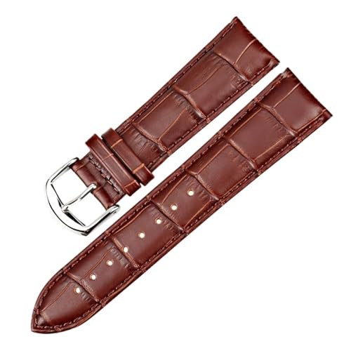 [ETANNFMQ] rvuXbgxg ubNrvoh U[Xgbv rvoh 18mm 20mm 22mm rvANZT[ Xgoh(Dark brown,14mm)