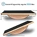 Balance Board Wooden Wobble Board for Adults Anti-Slip Board for Physical Therapy & Core Strength, Ideal Balance Board for Standing Desk with Ankle Support