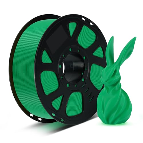 Image of Kingroon PLA Filament 1.75mm, 1kg Spool (2.2lbs), + /- 0.02mm Tolerance, Smooth 3D Printing Filament, Fits for Most FDM 3D Printers, Forest Green