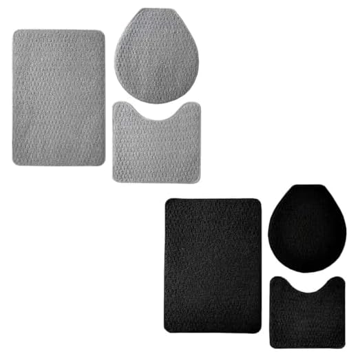 Kit 3 Peças Tapetes Felpudos Antiderrapantes