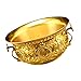 Cabilock Chinese Fortune Golden Treasure Basin Statue Feng Shui Wealth Porsperity Figurine Money Bowl Ornament for Wealth Success Good Luck Home Office Decoration
