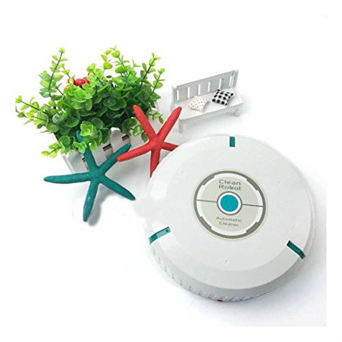 Balance World Inc White Robot Cleaning Household Robotic Microfiber Mop Dust Smart Auto