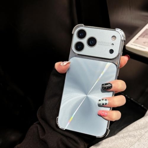 Coque de protection d'objectif Aurora plaquée pour iPhone Air coque bleue antichoc