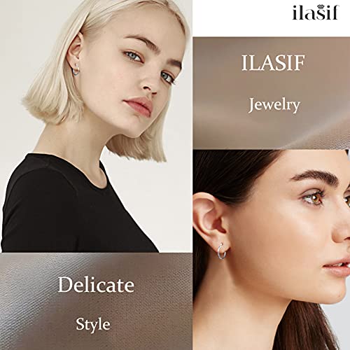 Orecchini creoli argento 925, ipoallergenici