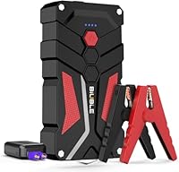 BIUBLE 5000A Starthilfe Powerbank 12V (Bis Zu 7,0L Benzin Oder 5,5L Diesel) Auto Starthilfe mit LED Taschenlampe Auto Batterie Booster Starter Powerbank für 12V-Fahrzeuge SUV Motorrad ATV Rasenmäher