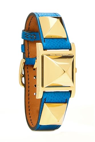 Pre-Loved Blue & Gold Medor Watch, Blue