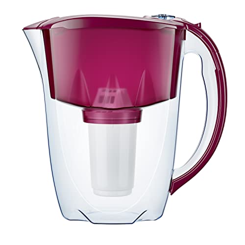 Jarra con filtro de agua AQUAPHOR Prestige con capacidad de 2,8 litros color cereza 5